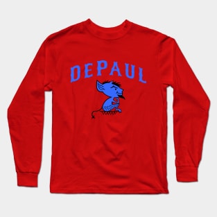 Retro vintage DePaul mascot design Long Sleeve T-Shirt